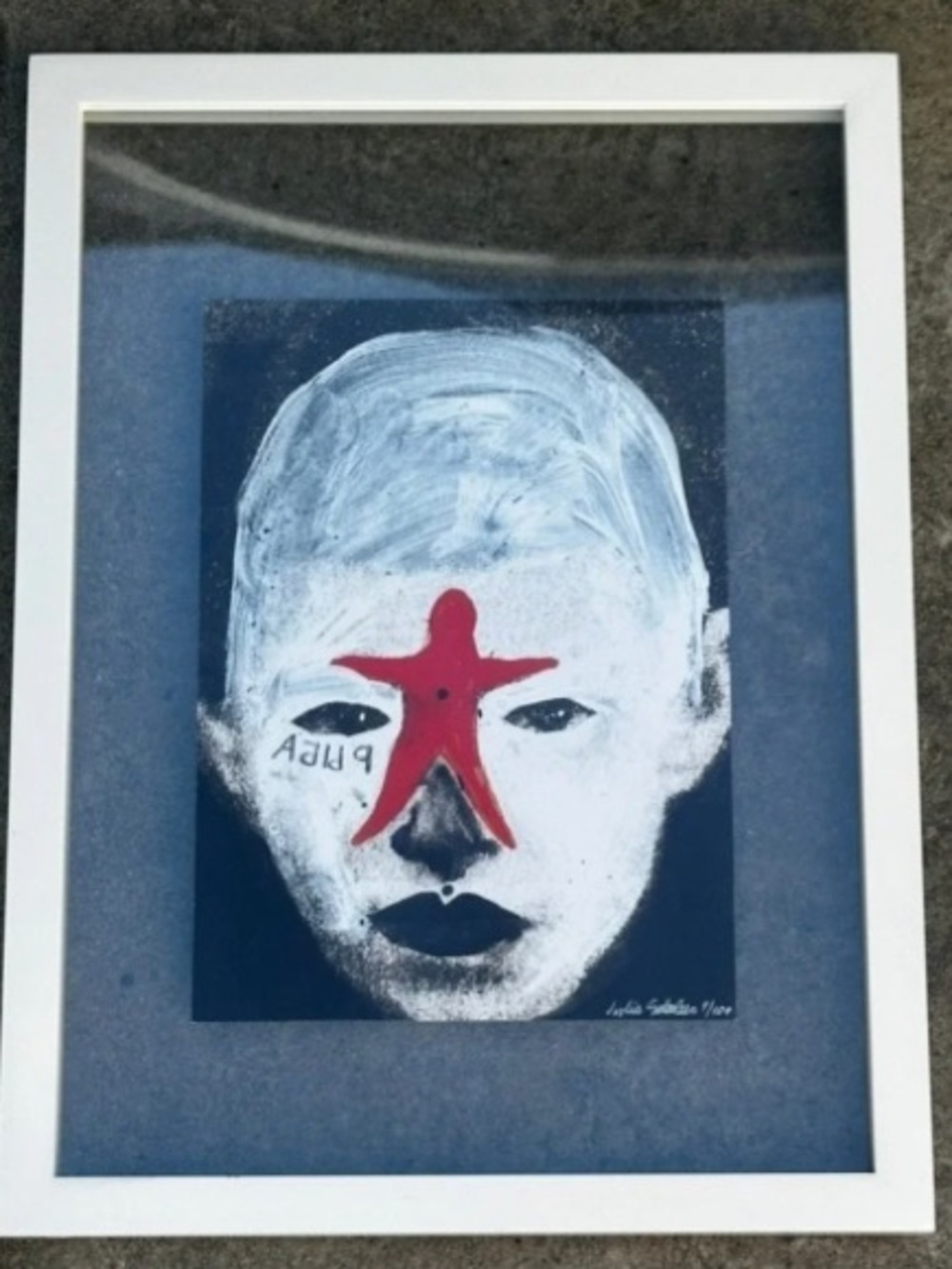 Julia Soboleva Signed Numbered 9/100 Mixed Media Limited Print Art 18x12 Frame